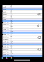 Kalender Oktober 2083 im Hochformat mit Notizbereich