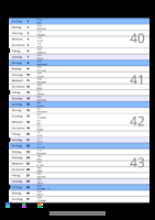 Kalender Oktober 2084 im Hochformat mit Notizbereich