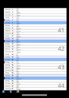 Kalender Oktober 2097 im Hochformat mit Notizbereich