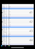 Kalender Oktober 2099 im Hochformat mit Notizbereich