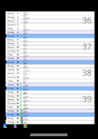Kalender September 2025 im Hochformat mit Notizbereich