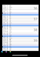 Kalender September 2059 im Hochformat mit Notizbereich