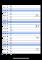 Kalender September 2078 im Hochformat mit Notizbereich
