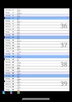 Kalender September 2089 im Hochformat mit Notizbereich