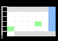 Kalender April 2068 Kalender April 2068 im Querformat