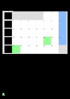 Kalender April 2095 im Hochformat