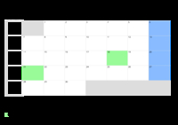 Kalender April 2098 Kalender April 2098 im Querformat