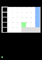 Kalender Dezember 2098 im Hochformat