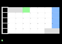 Kalender Januar 2087 Kalender Januar 2087 im Querformat