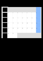 Kalender Juli 2091 im Hochformat