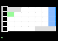 Kalender Juni 2022 im Querformat