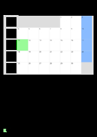 Kalender Juni 2068 im Hochformat