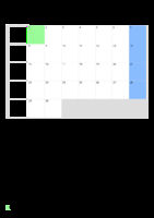 Kalender Juni 2099 im Hochformat