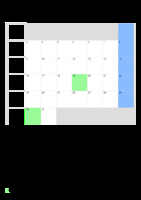 Kalender Mai 2061 im Hochformat