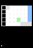 Kalender Mai 2074 im Hochformat