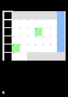 Kalender Mai 2089 im Hochformat
