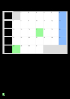 Kalender Mai 2091 im Hochformat