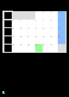 Kalender Mai 2098 im Hochformat