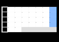 Kalender November 2077 Kalender November 2077 im Querformat