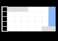 Kalender September 2067 Kalender September 2067 im Querformat